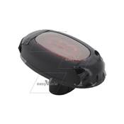 FEU DE GABARIT ROUGE OVALE LED 12V/24V - SCARAB*