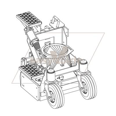 ENSEMBLE BUSE COMPLET + CHARIOT GAUCHE - AVANT 2007- BUCHER*
