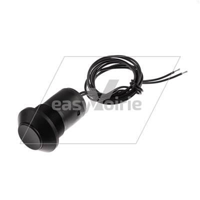 BOUTON POUSSOIR 1 CONTACT NO (NOIR) BUS CAN - FAUN*