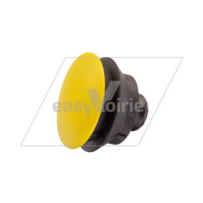 TETE DE BOUTON POUSSOIR JAUNE RESCU - FAUN*