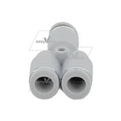 RACCORD EN Y POUR FLEXIBLE D8- SCHMIDT*