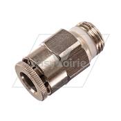 RACCORD PNEU RAPIDE D6 1/8 DROIT
