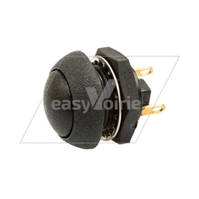 BOUTON ROND NOIR POUR CONSOLE DE PORTIERE SWINGO+ RP - SCHMIDT*