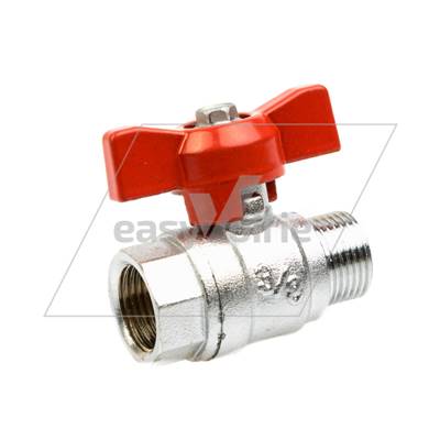 ROBINET SOUPAPE A BILLE 3/8-3/8 MF - SCHMIDT*