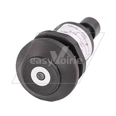 BOUTON POUSSOIR NOIRLOGO BLANC 1 CONTACT 1 LED FCS AMP-JP- FAUN*