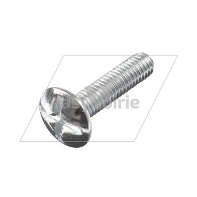 VIS M 6x25 TETE RONDE LARGE 4.8 ZINGUEE*