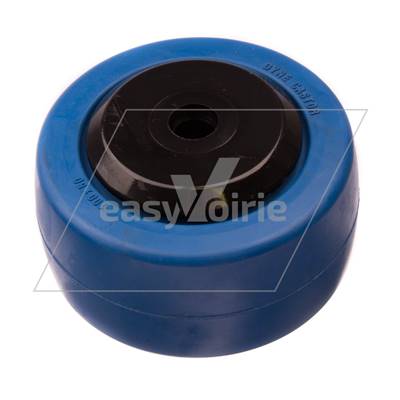 ROULETTE BLEUE NYLON DIAM 100 x50 x12 - JOHNSTON*