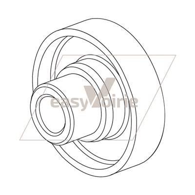 COUVERCLE DE ROUE DE BUSE BUCHER*