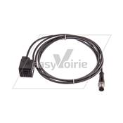 RALLONGE MDM12 - PRISE CARREE  LG=1000 mm - SEMAT*