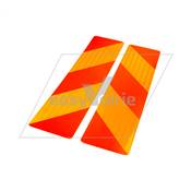 LOT DE 2 PLAQUES REFLECHISSANTES