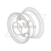 JANTE ROUE DE BUSE COMPLETE SANS PNEU - BUCHER*