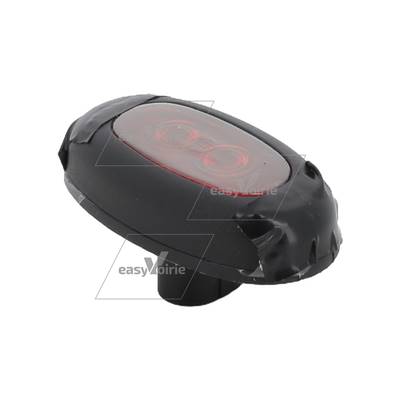 FEU DE GABARIT ROUGE OVALE LED 12V/24V - SCARAB*