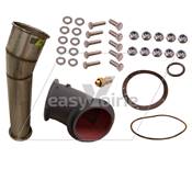 KIT CONDUIT + COUDE AVEC PROTECTION INTERIEUR RAVO - MATHIEU* 