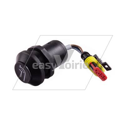 BOUTON FERMETURE PELLE- TERBERG*