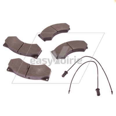 JEU PLAQUETTES FREIN - BUCHER*