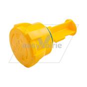 VANNE DE FERMETURE JAUNE- BUCHER*