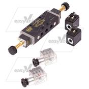 DISTRIBUTEUR DOUBLE  PNEUMATIQUE  5/3 - BUCHER*