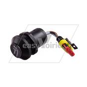 BOUTON FERMETURE PELLE- TERBERG*