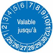 LOT DE 20 PASTILLES DE CONTROLE BLEU VALABLE JUSQU'A*