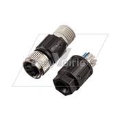 CONNECTEUR FEMELLE M12 DROIT - FAUN*