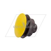 TETE DE BOUTON POUSSOIR JAUNE RESCU - FAUN*