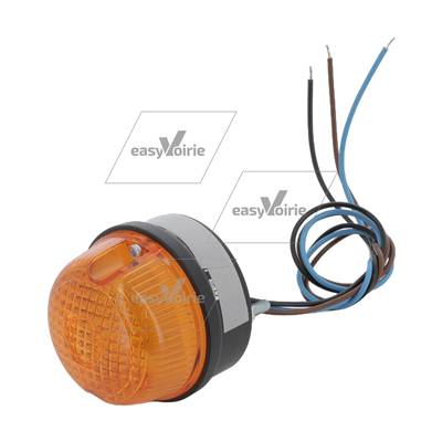 FEU FLASH A LED ORANGE-*
