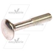 VIS COLLET CARRE M12/10 CL 8.8 ZINGUEE - MATHIEU*