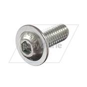 VIS A TETE DEMI RONDE M8X20 ACIER V2A - ZOELLER*