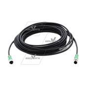 RALLONGE M12 DROIT - DROIT 5PT 10M PANNEAU DEFILANT NON GAINE - FAUN*