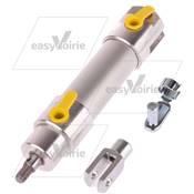 VERIN AIR  27X 60 DBL EFFT + chapes a fourche  - BUCHER*