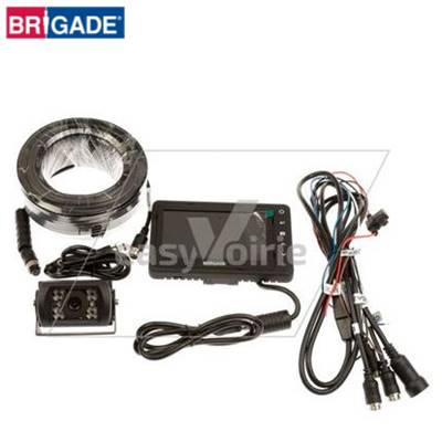 KIT CAMERA COMPLET BRIGADE (moniteur 7 pouces + cable + caméra)-*