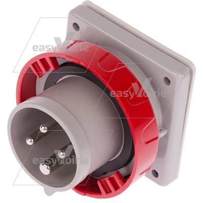 CONNECTEUR INDUSTRIEL SCAME MALE 3P + E, 16A, 415 V*