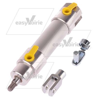 VERIN AIR  27X 60 DBL EFFT + chapes a fourche  - BUCHER*