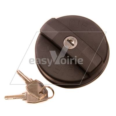 BOUCHON RESERVOIR A VISSER A CLE D64 NEW400 RES.PLASTIQUE - SCHMIDT*