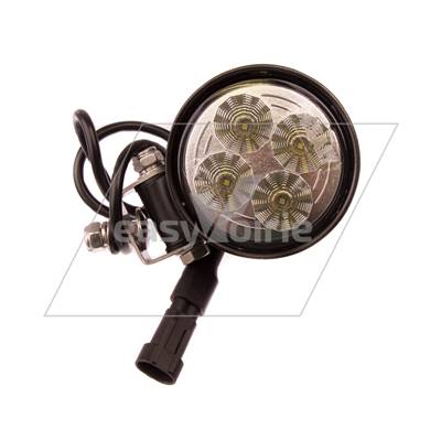 FEU TRAVAIL ROND 4 LED BLANC  - FAUN*