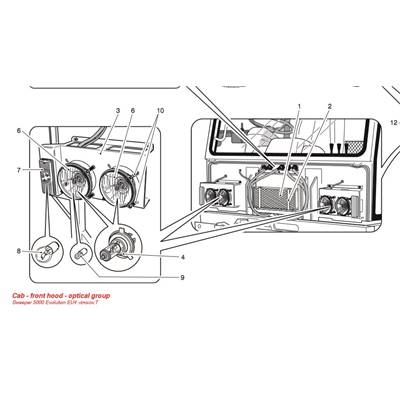 OPTIQUE DE PHARE 24V H4 DULEVO*