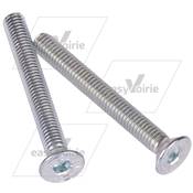 VIS TETE FRAISEE SIX PANS CREUX M6X50 FT DIN 7991 - ZOELLER*