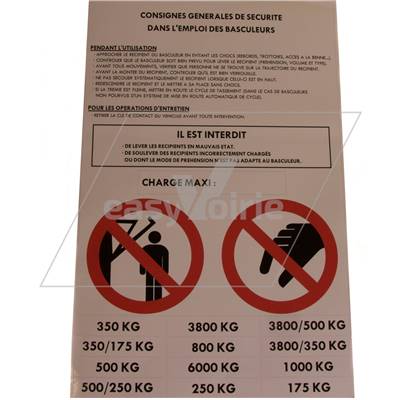 CONSIGNE SECURITE -  FAUN*