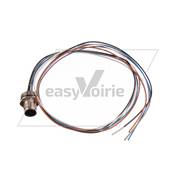 EMBASE A VISSER MALE M12 5 PTS FILS